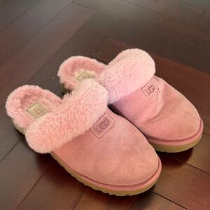 UGG Blush Suede Slippers